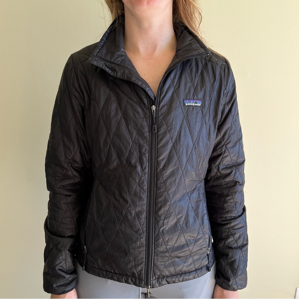 Patagonia Black Nano Puff Full Zip Jacket